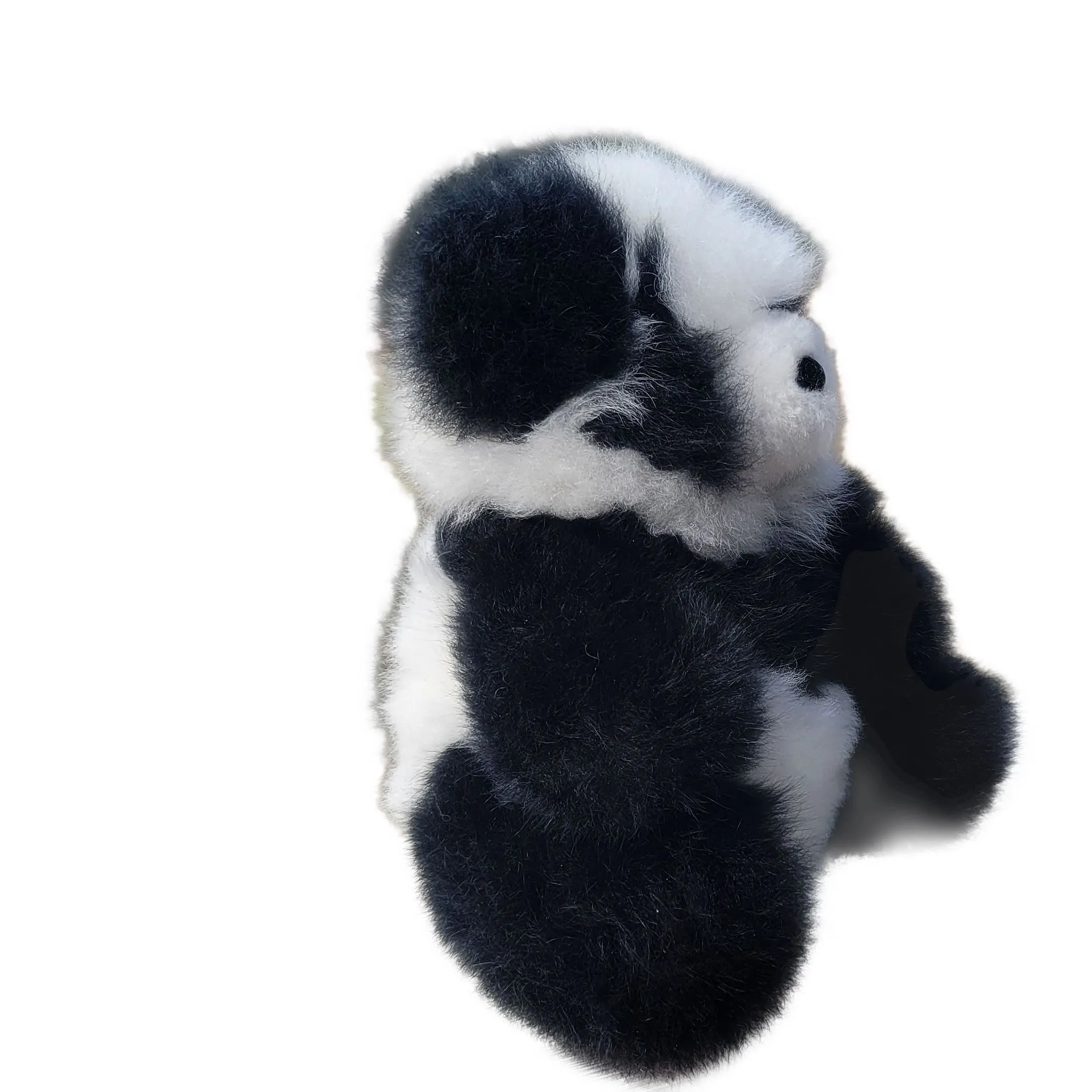 10" Seated Alpaca Panda Bear