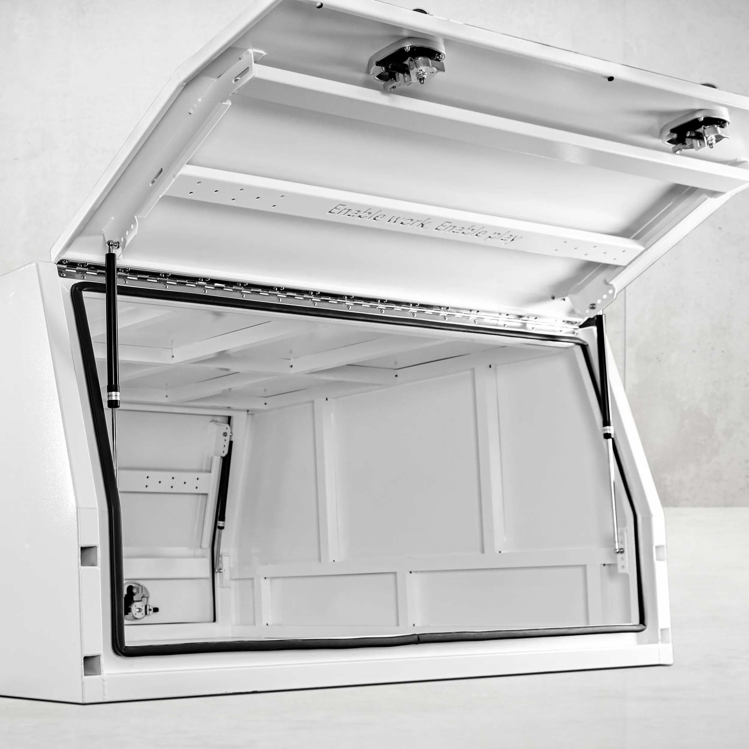 1500mm Aluminium Canopy - White