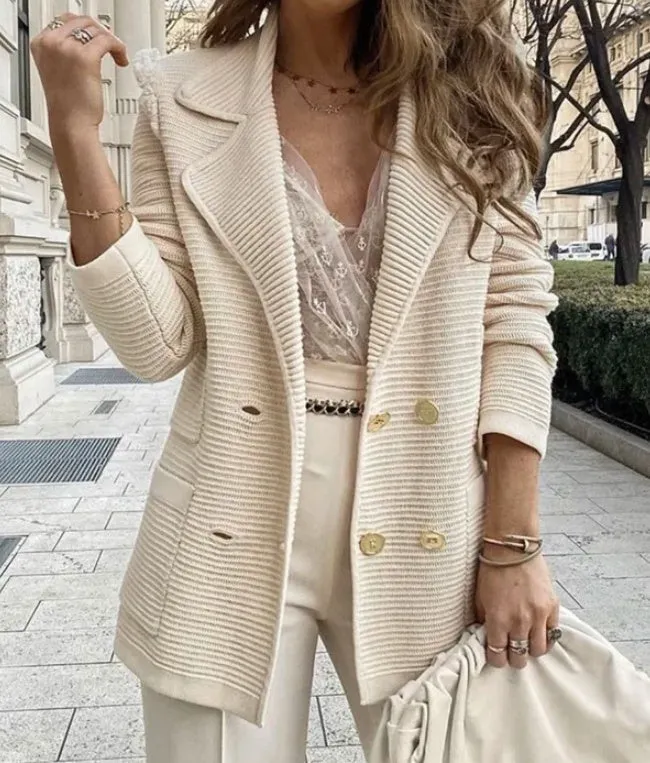 2024 Casual Button Cardigan Jacket