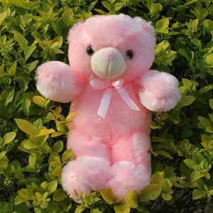 30cm Romantic Colorful Flash Light up LED Teddy Bear Plush Toy Doll Kids Toys Children Christmas Birthday Decoration