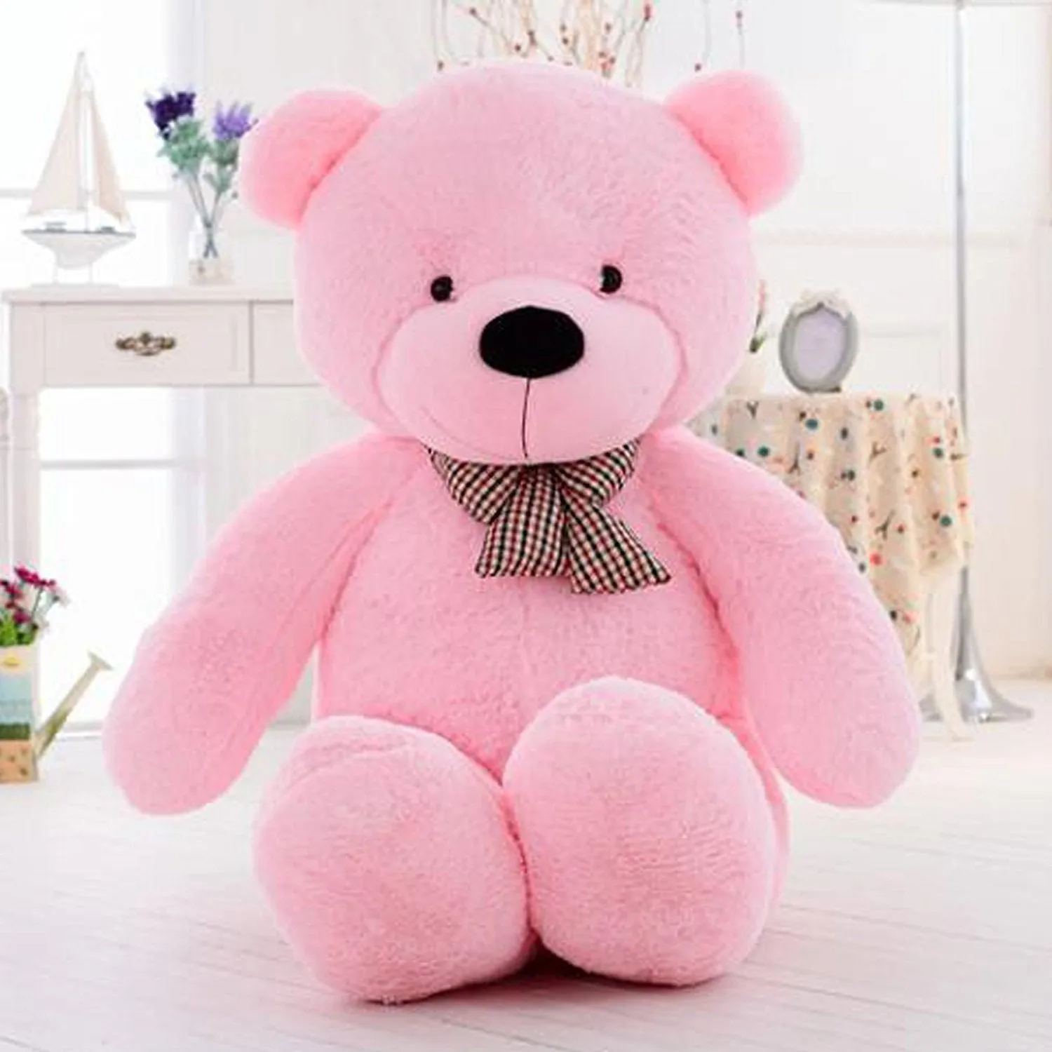 6 ft Life-Size Teddy Color Pink - 6 Ft Giant Teddy Bear - Just at $125 - Boo Bear Factory