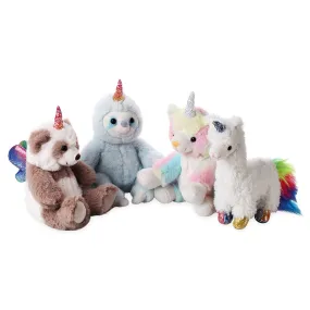 8" Plush Unicorn Stuffed Animal Toys - Rainbow Unicorn Toys 4 Piece Cute Stuffed