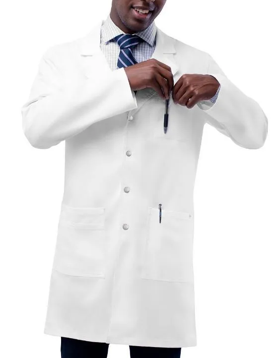 Adar Unisex 36" Snap Front Lab Coat