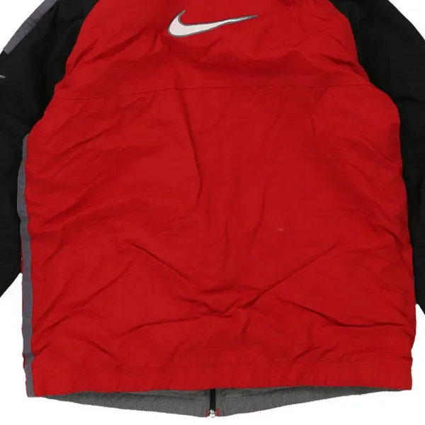 Age 14-16 Nike Reversible Jacket - Large Red Polyester