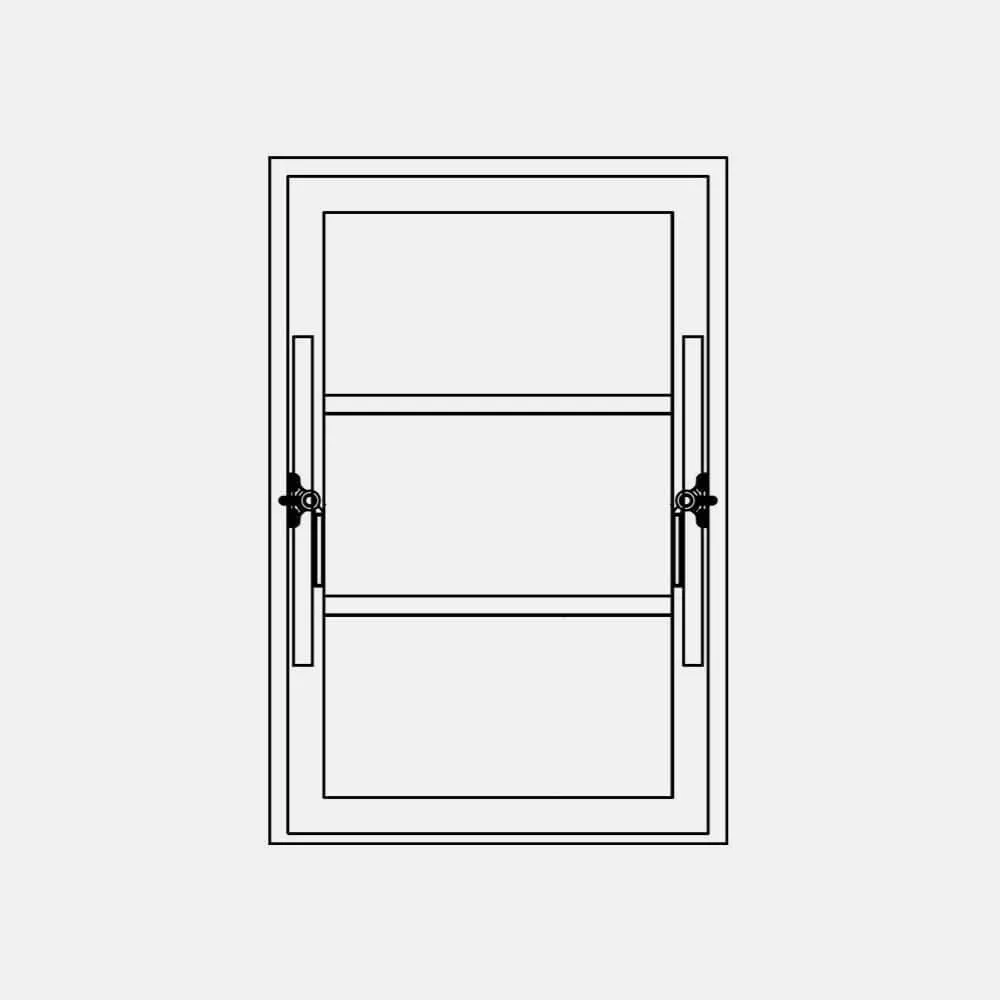 Air Window 0V 2H - Push Out Portrait | Standard Sizes