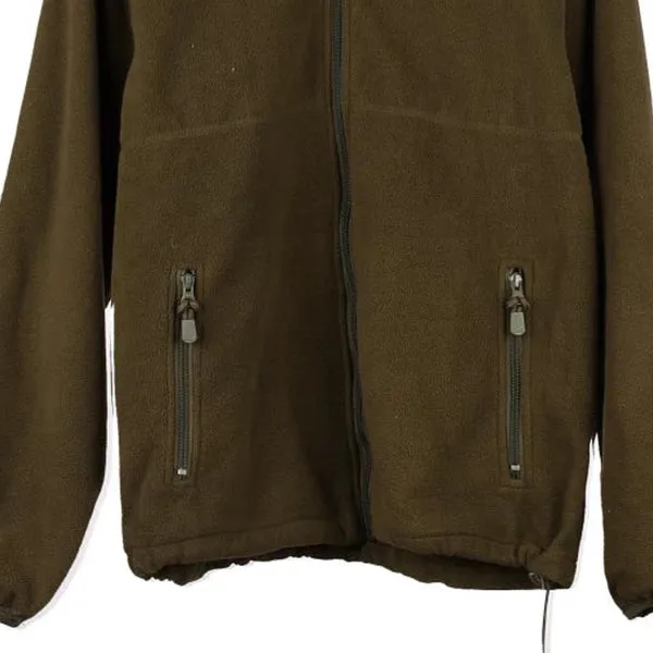 Algi Fleece Jacket - Medium Khaki Polyester