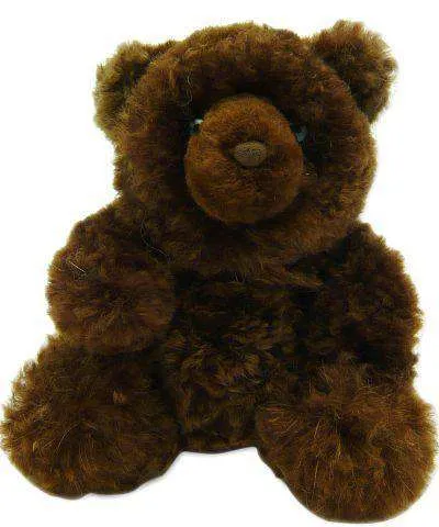 Alpaca Teddy Bear - Sitting 6"