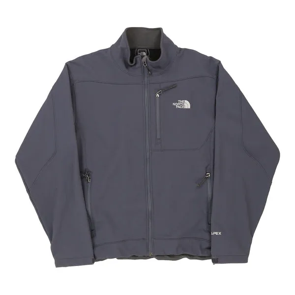 Apex The North Face Fleece Jacket - Large Grey Polyester