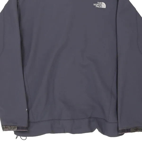 Apex The North Face Fleece Jacket - Large Grey Polyester