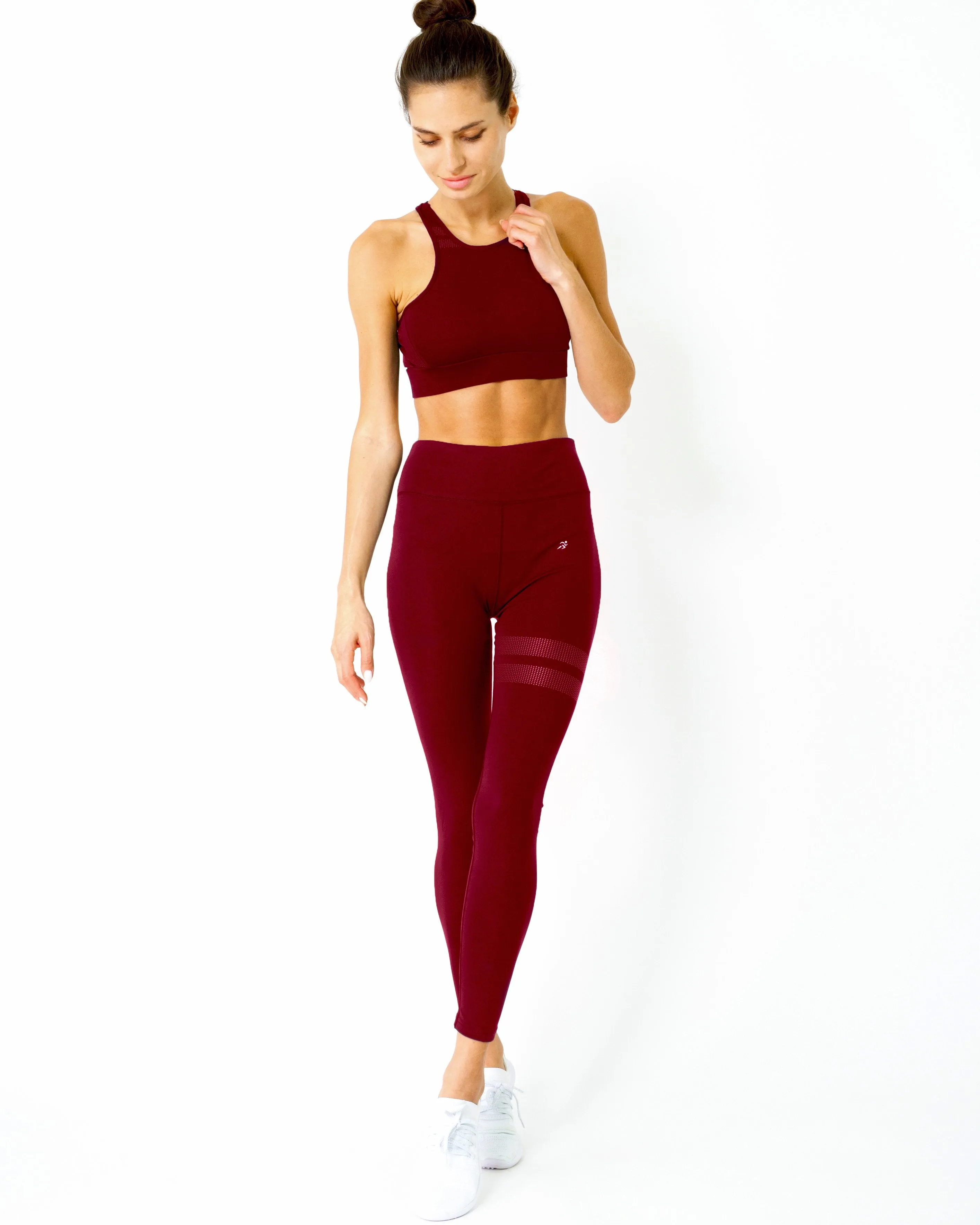 Ashton Leggings - Maroon