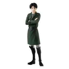 attack on titan pop up parade pvc statue levi 17 cm  statues  attack  statue