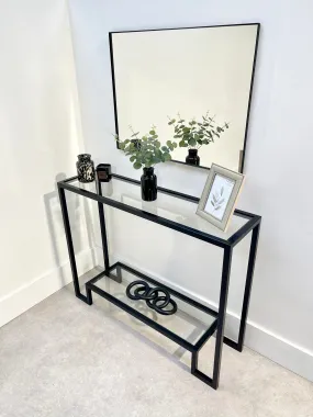 Ava Mirror Metal Frame - Black