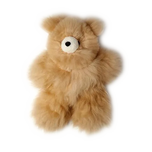 BABY ALPACA FUR TEDDY BEARS / NATURAL COLORS