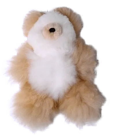 BABY ALPACA FUR TEDDY BEARS / NATURAL COLORS