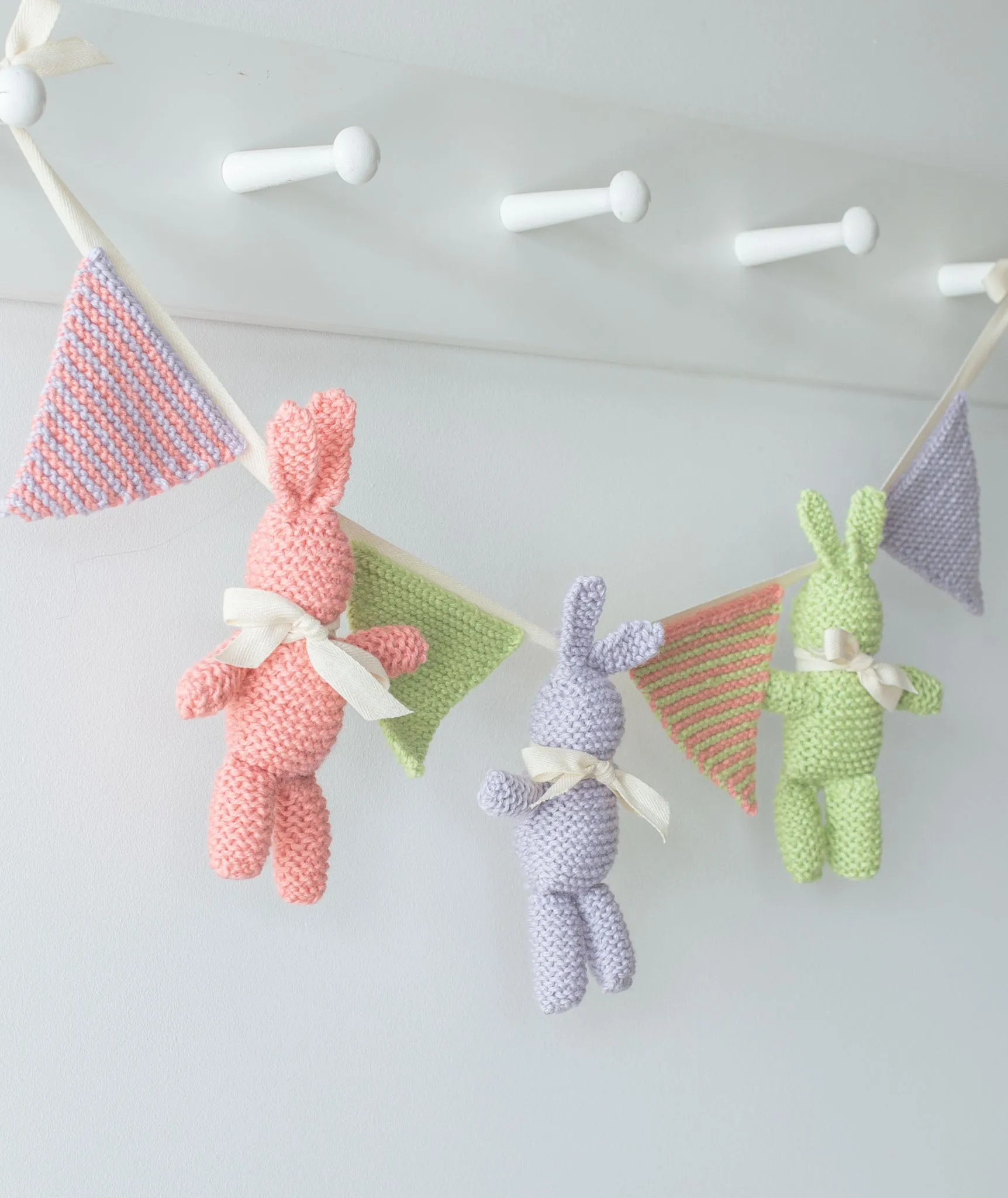 Baby Bunny and Bunting Using Big Bad Wool Weepaca