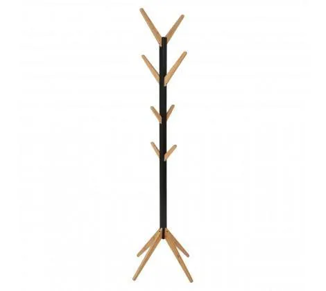 Bamboo Coat Stand - Black