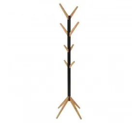 Bamboo Coat Stand - Black