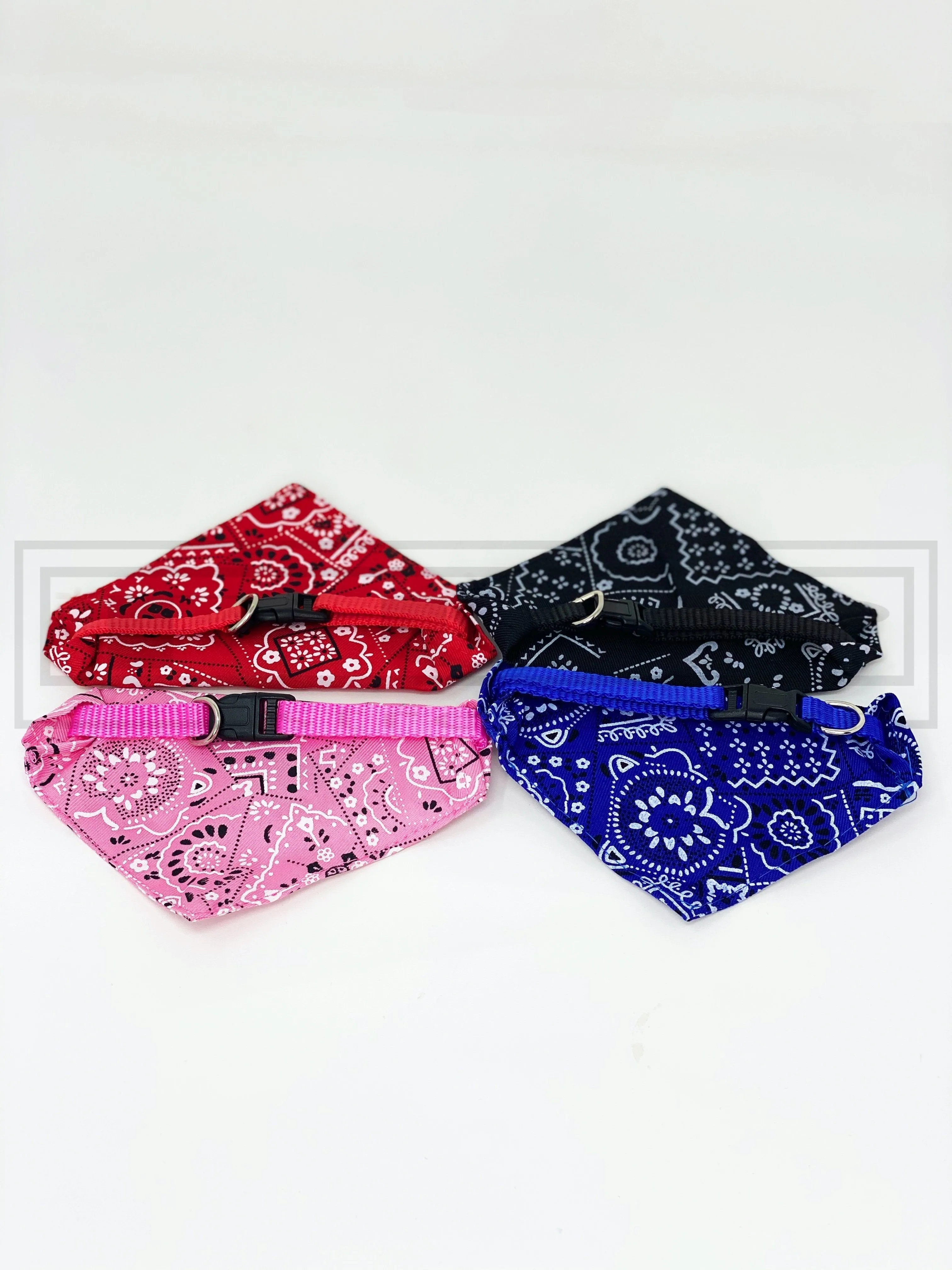 Bandana Fabric Snap Collar