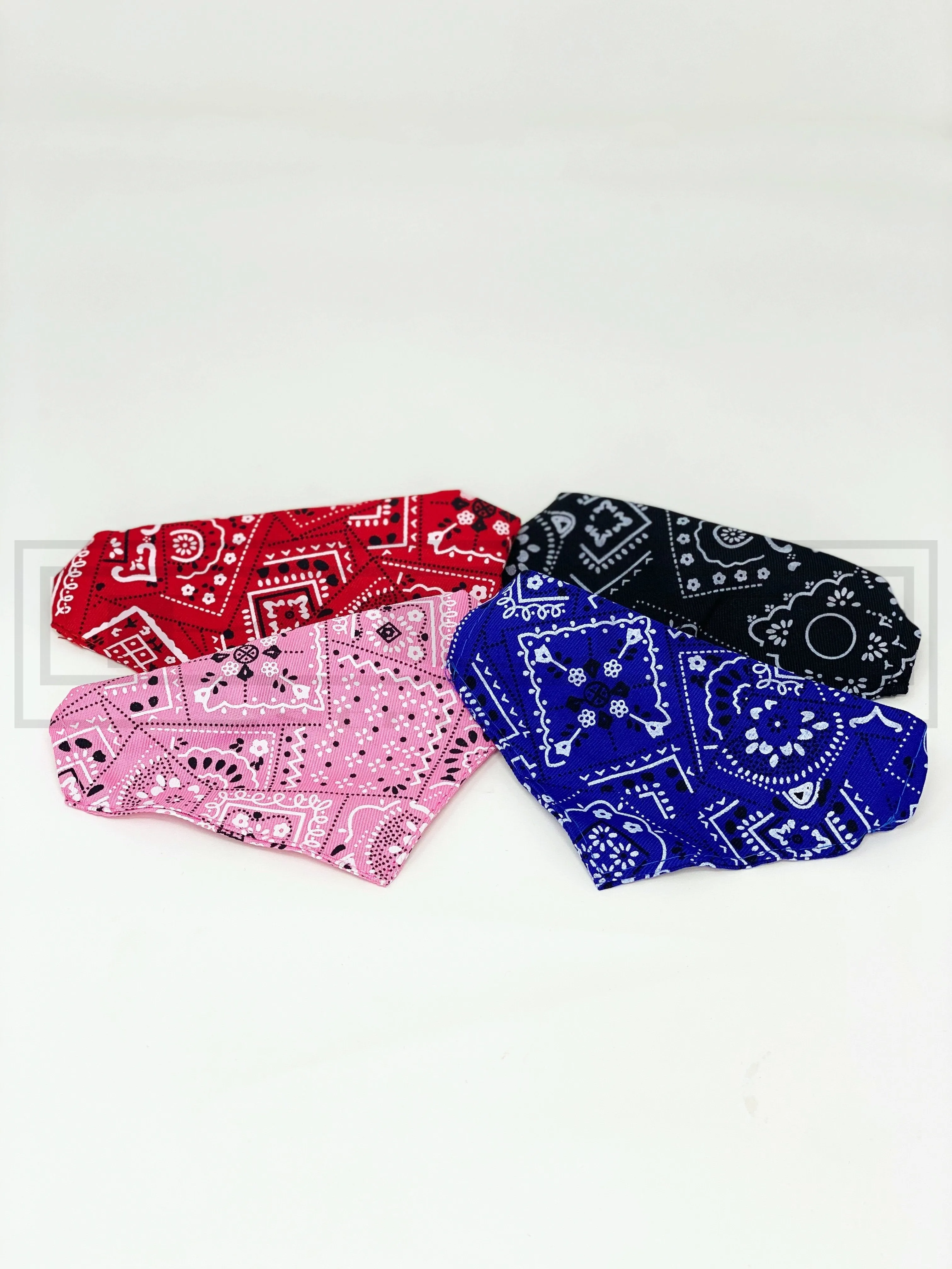 Bandana Fabric Snap Collar