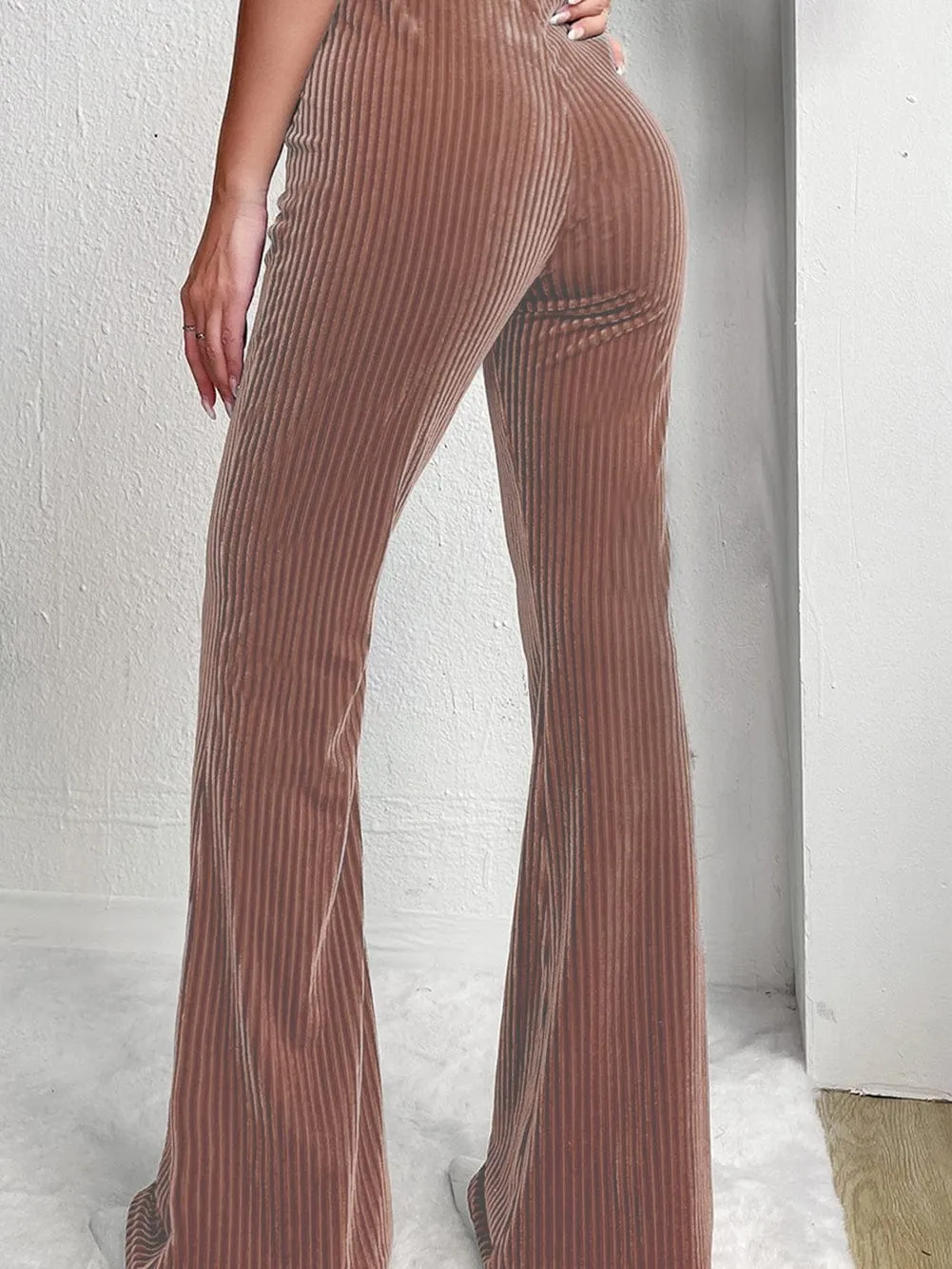 Beige corduroy pants