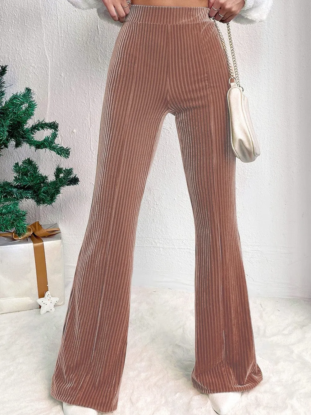 Beige corduroy pants