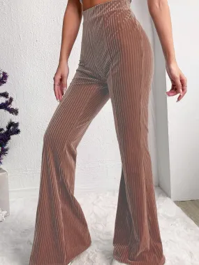 Beige corduroy pants