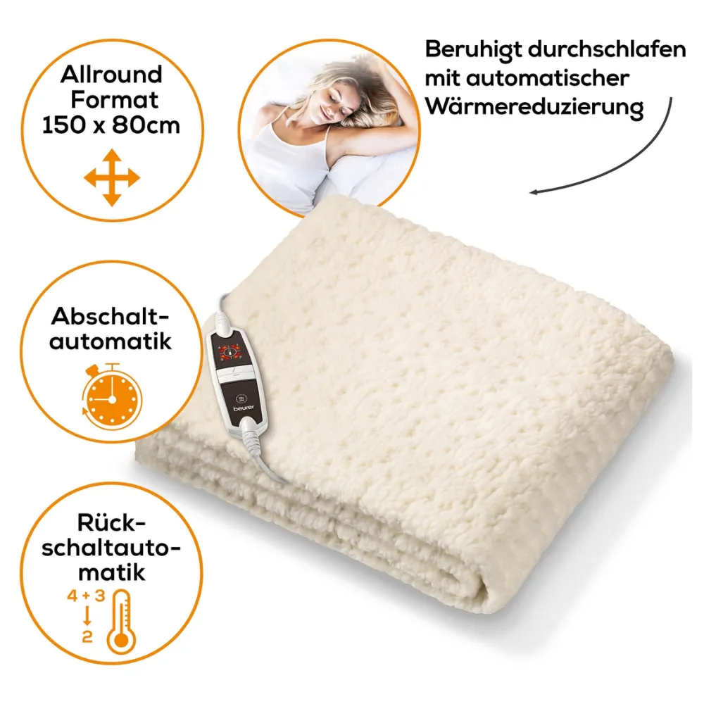 Beurer Teddy Wärmeunterbett UB 53 | Packung (1 Stück)