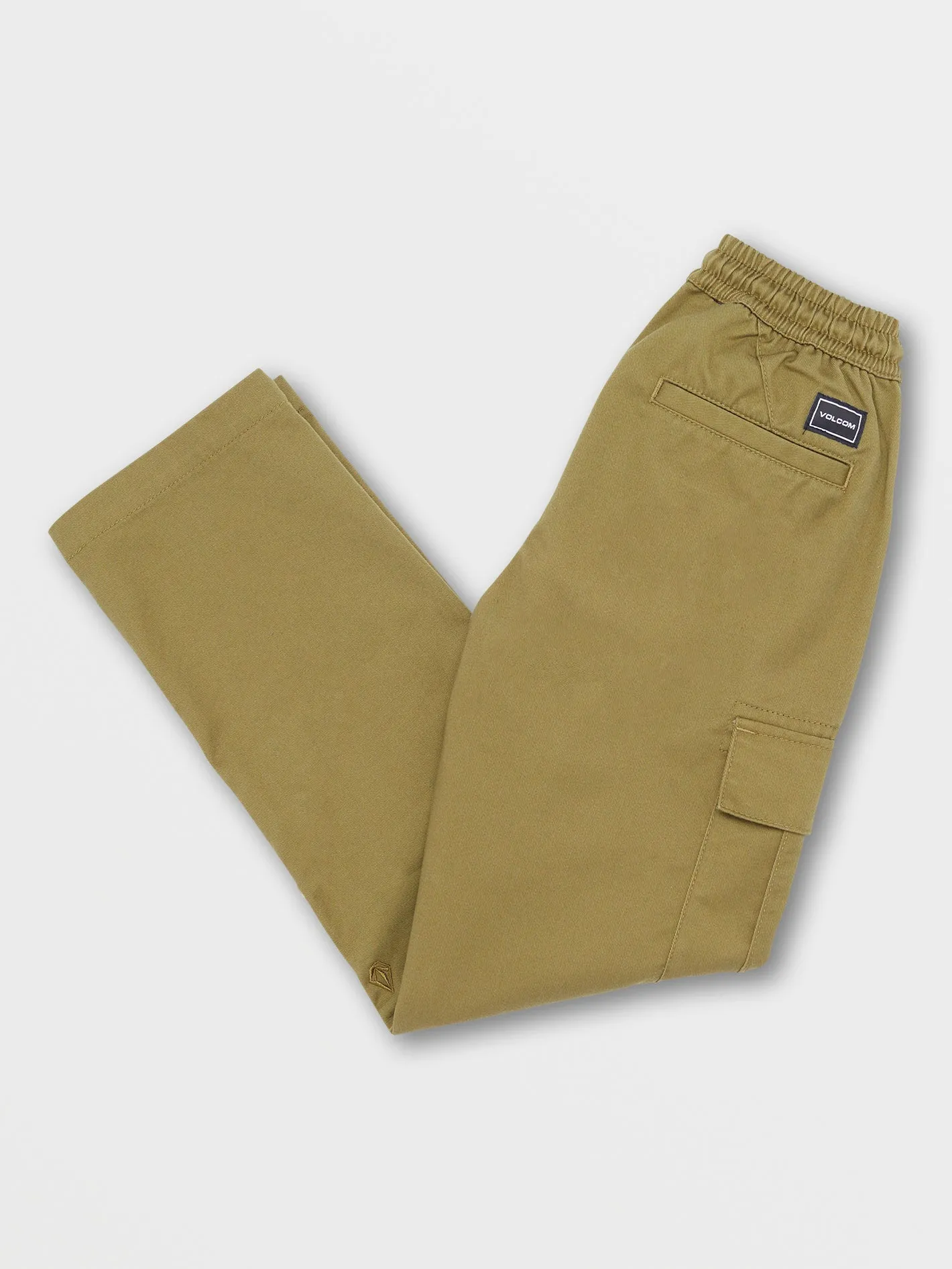 Big Boys March Cargo Elastic Waist Pants - Old Mill