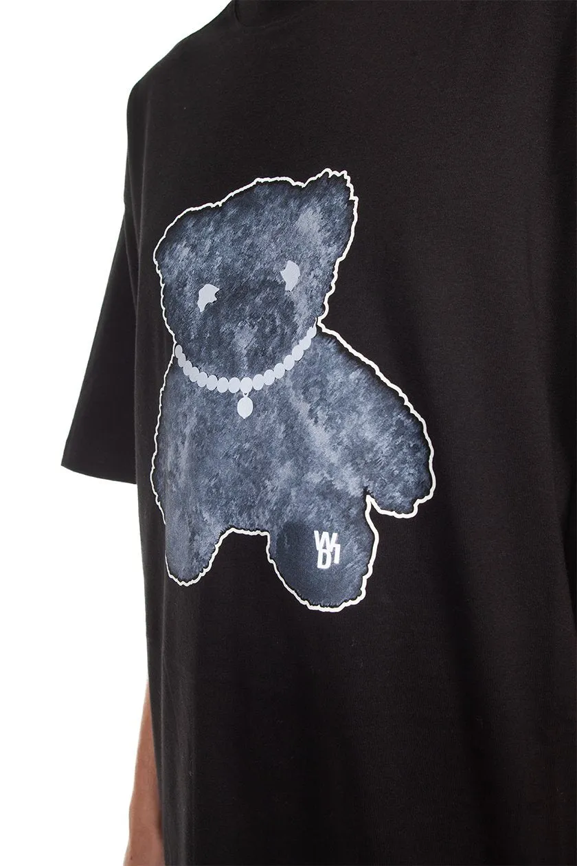 Black Glow in the Dark Teddy T-shirt