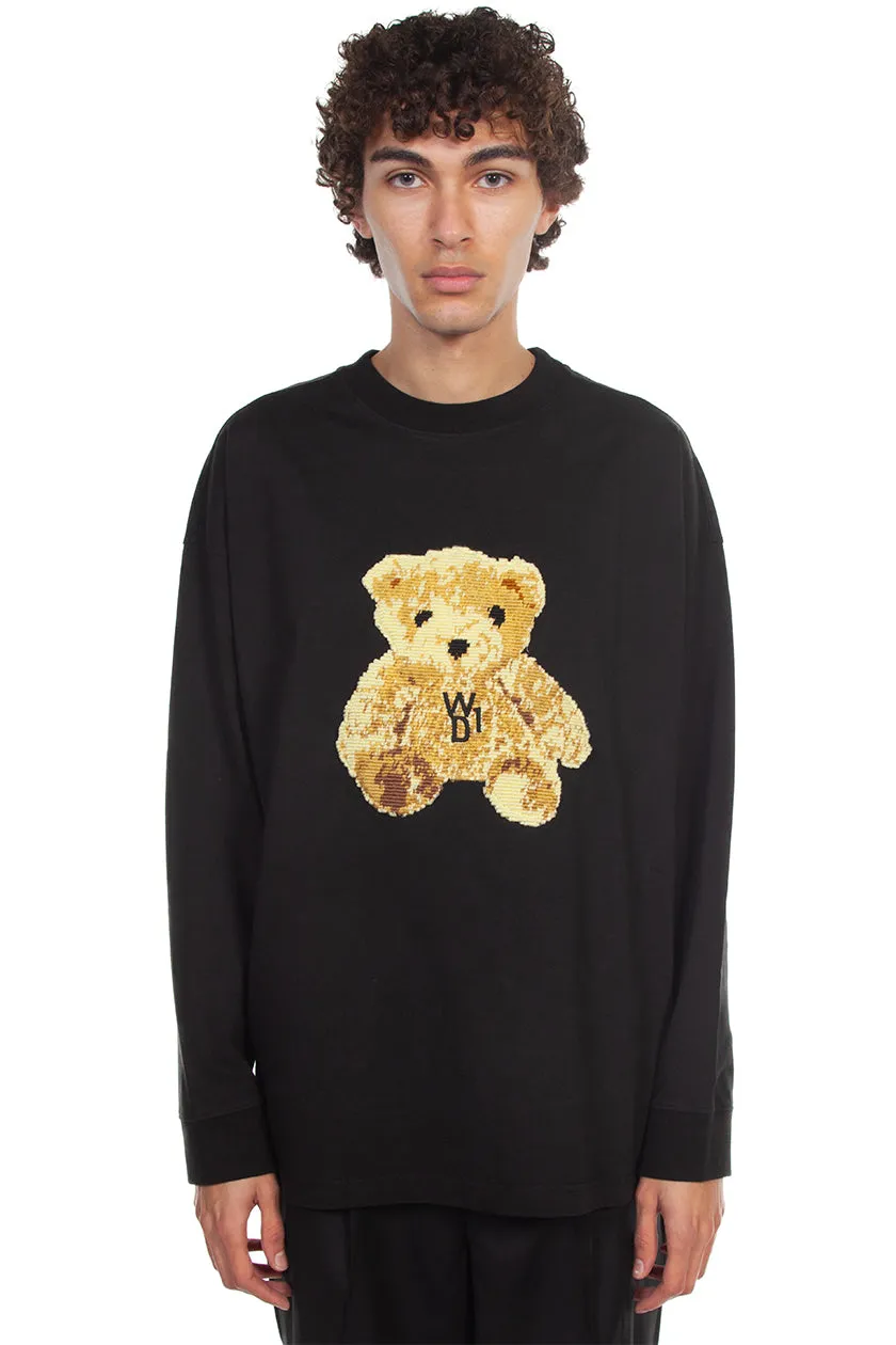 Black Teddy Long Sleeve T-shirt