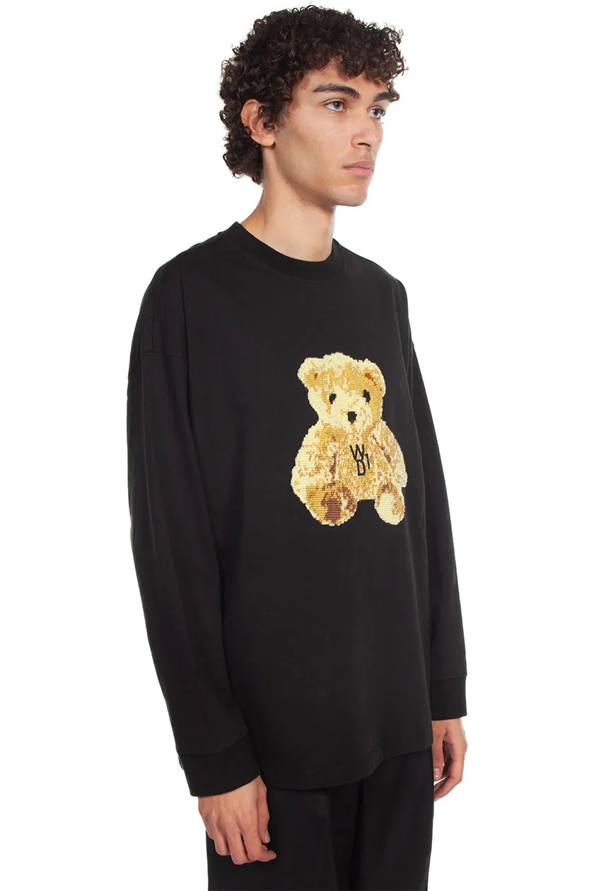 Black Teddy Long Sleeve T-shirt