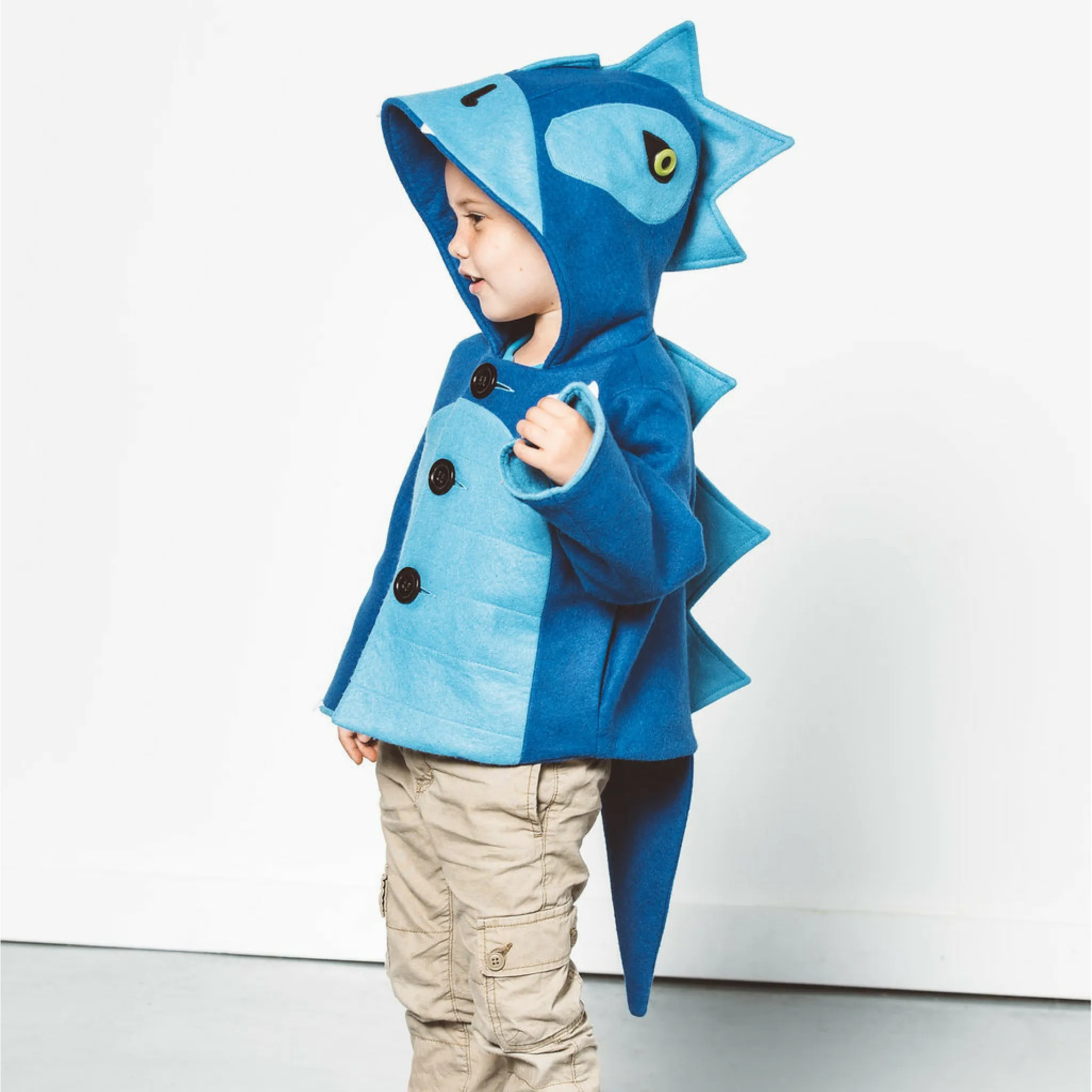 Blithe Blue Dinosaur Coat- Only Size Size 12M left