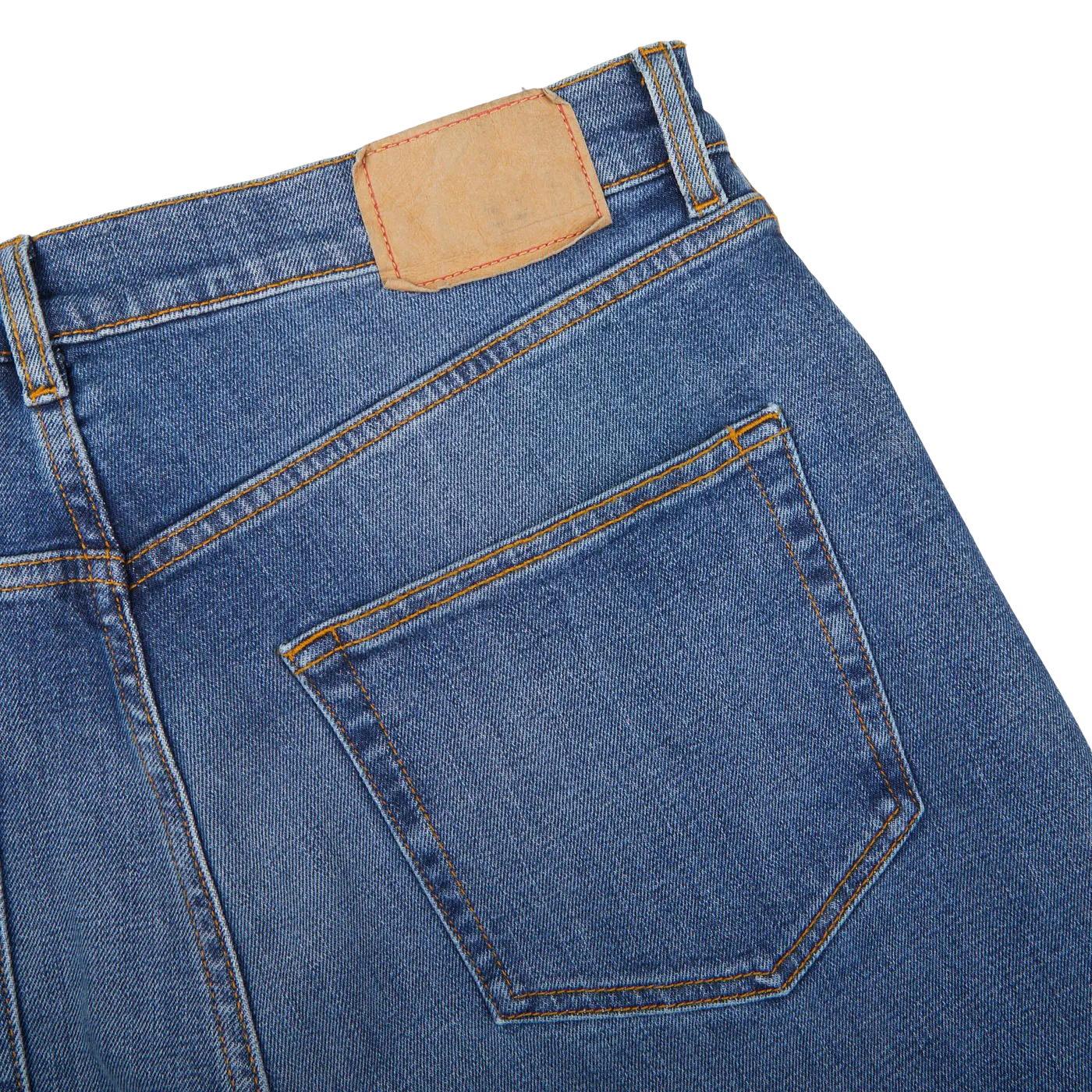 Blue Mid-Vintage Cotton TM005 Jeans