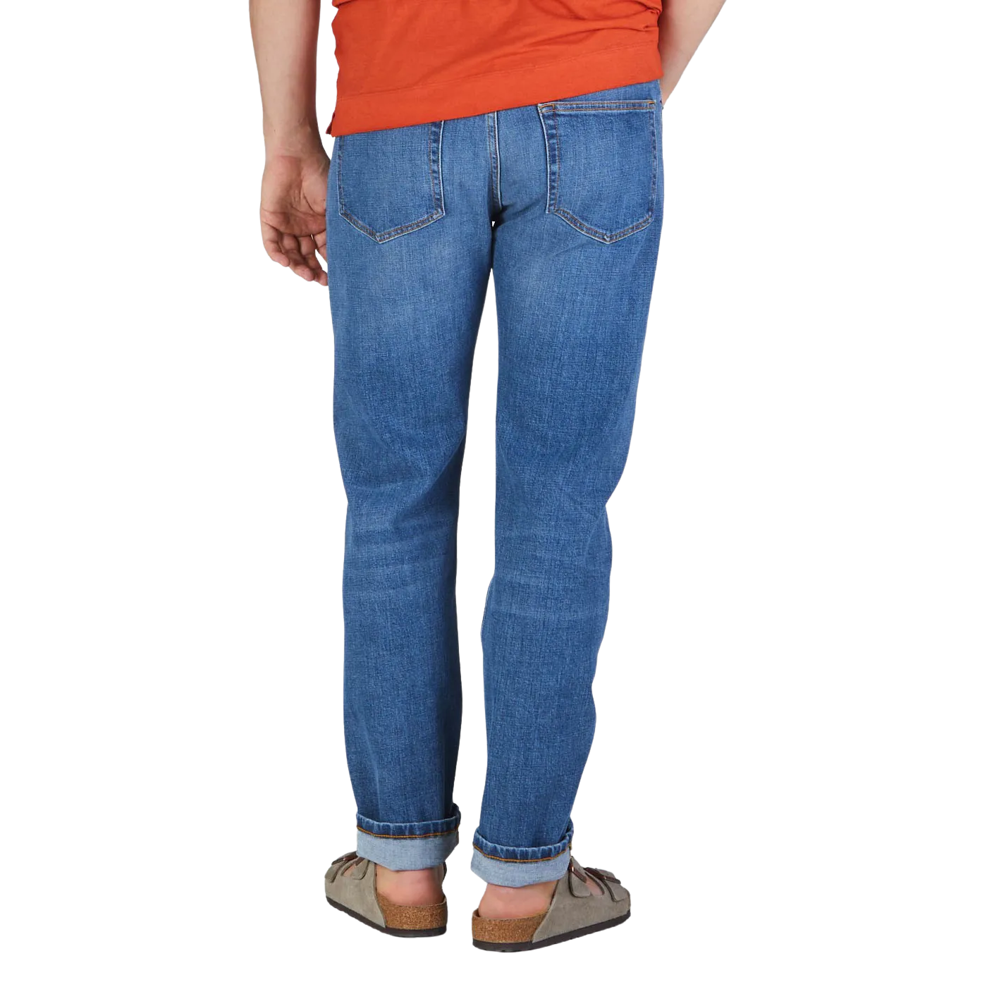 Blue Mid-Vintage Cotton TM005 Jeans