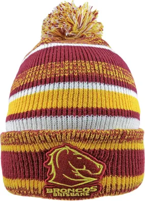 Brisbane Broncos NRL Dynamo Pom Pom Beanie