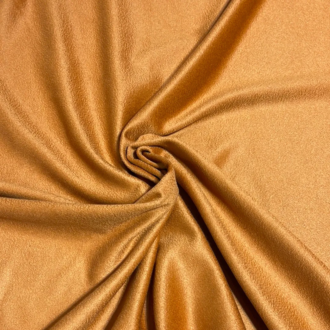 Bronze Coat Solid 100% Wool Fabric