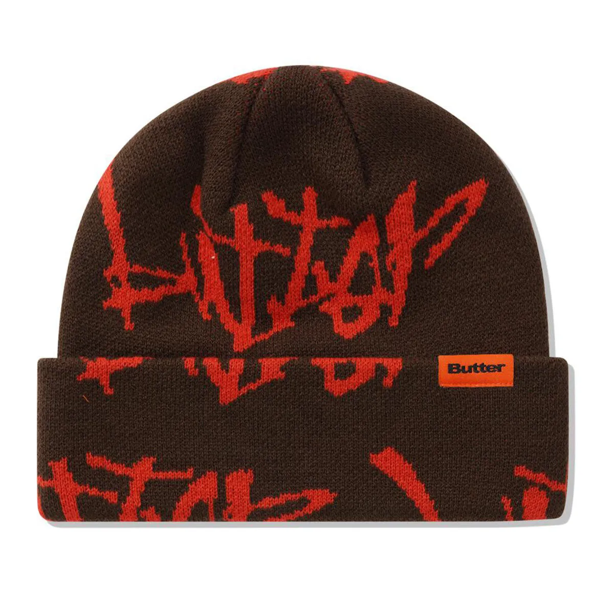 Butter Goods - Scratch Cuff Beanie Brown