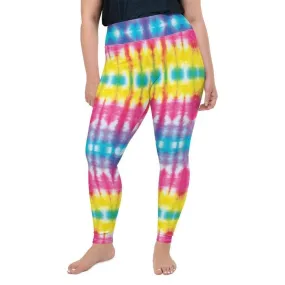 Butterfly Effect Tie Dye Plus Size Leggings