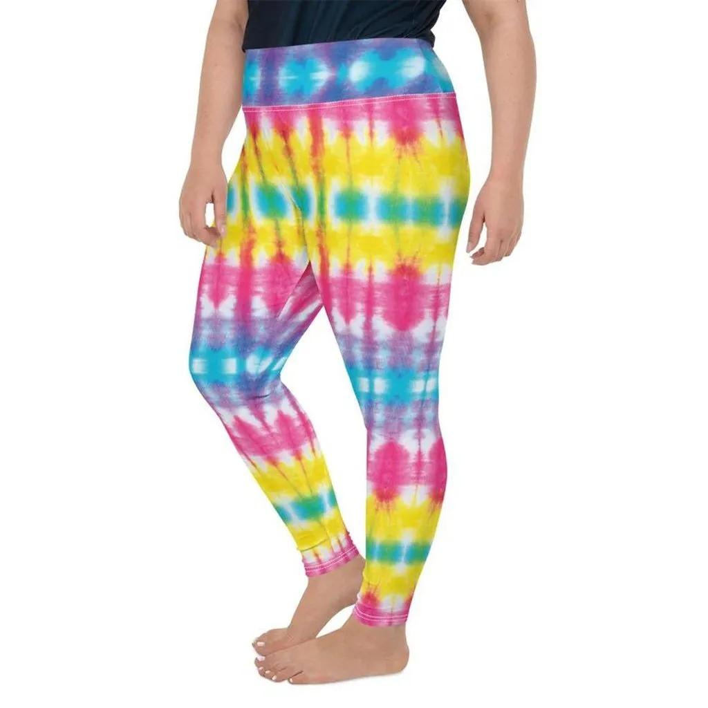 Butterfly Effect Tie Dye Plus Size Leggings