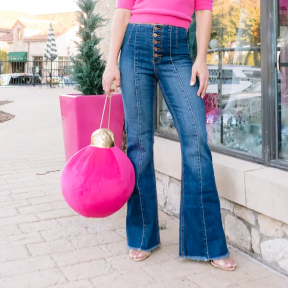 Calloway Dark Wash Flare Jeans