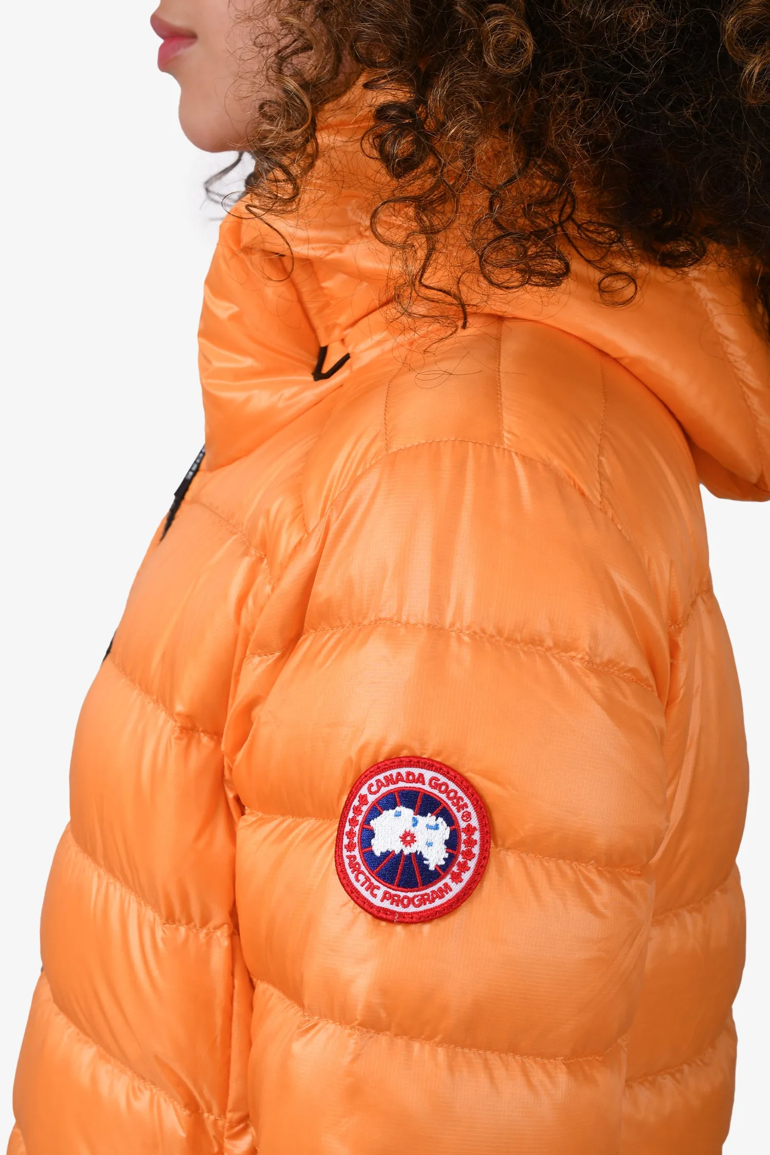 Canada Goose Orange Down 'Cypress' Hooded Jacket Size M