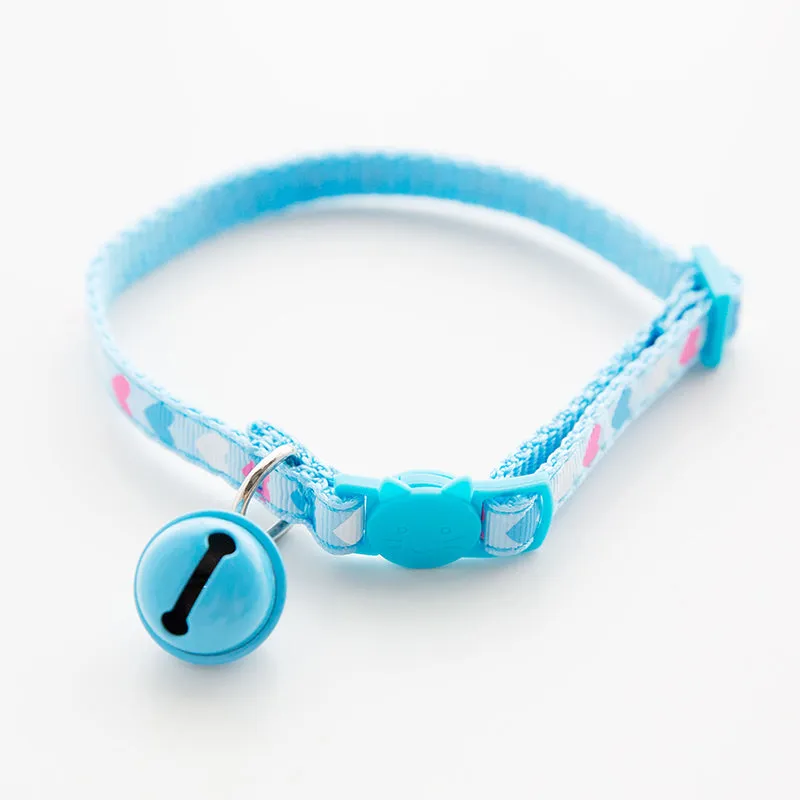 Cat Kitty Pastel Strap Bell Choker