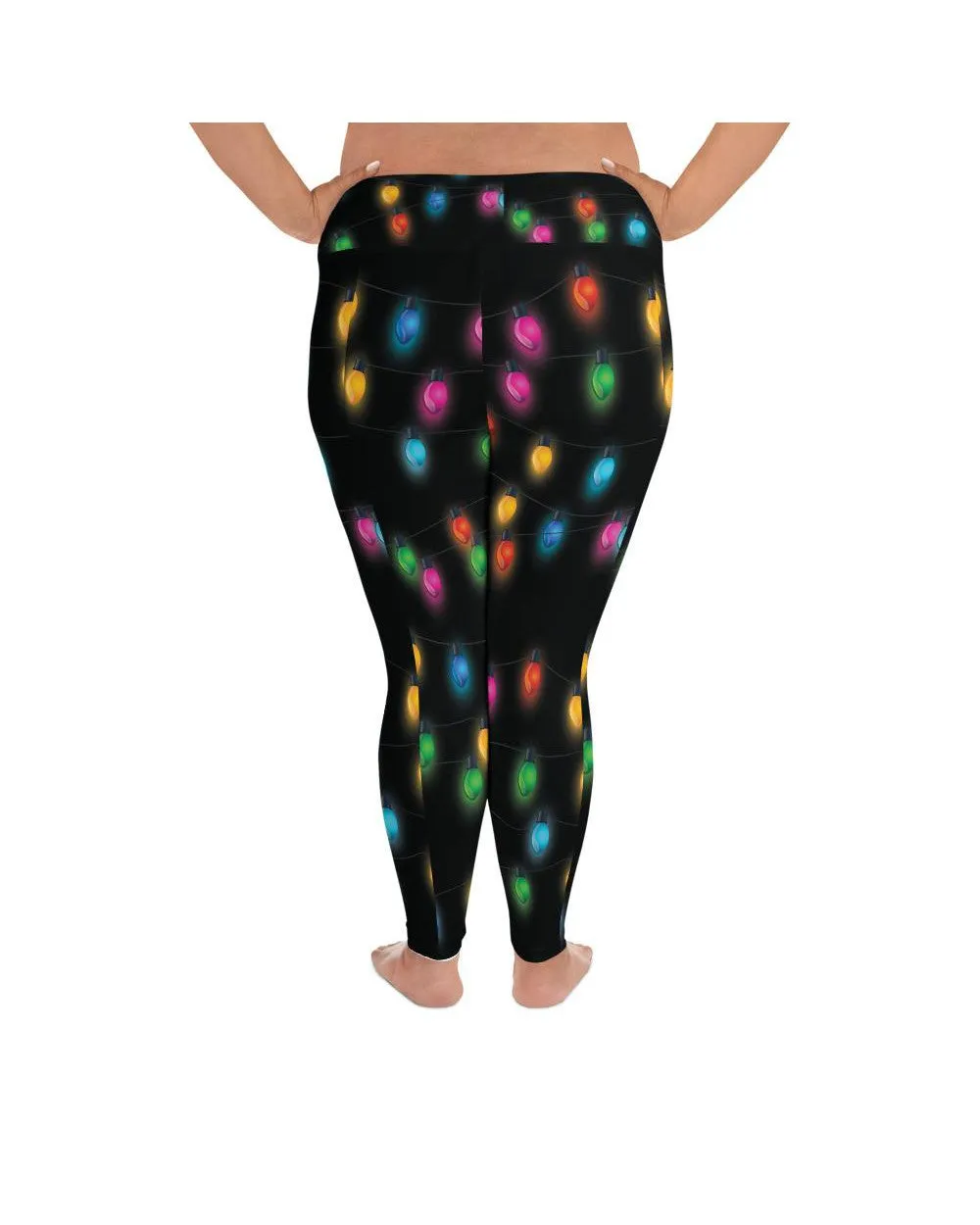 Christmas Lights Plus Size Leggings