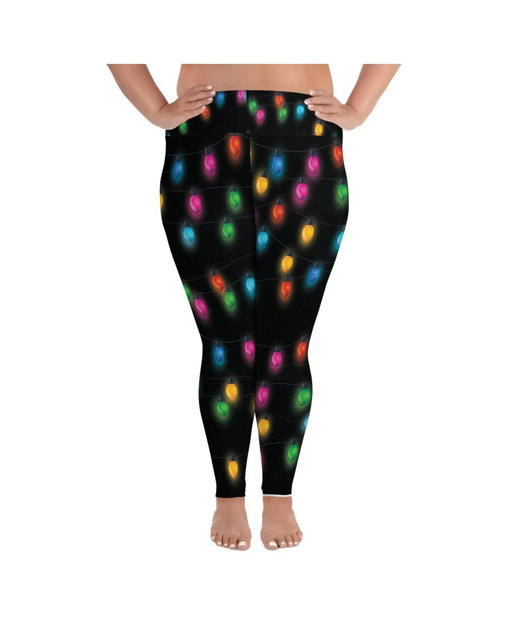 Christmas Lights Plus Size Leggings