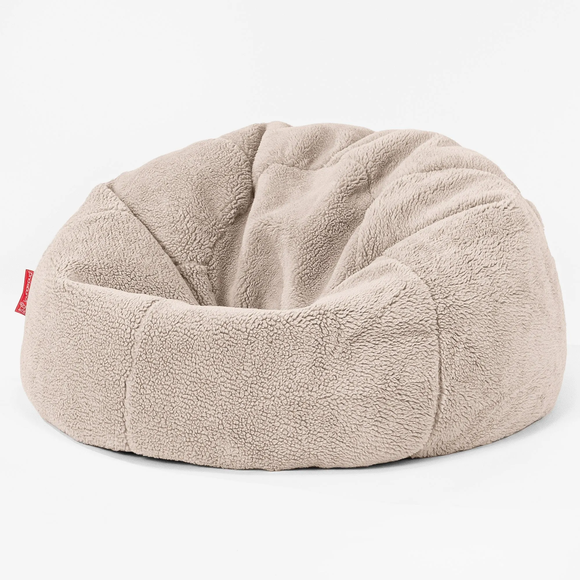 Classic Bean Bag Chair - Teddy Faux Fur Mink