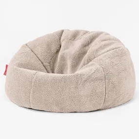 Classic Bean Bag Chair - Teddy Faux Fur Mink