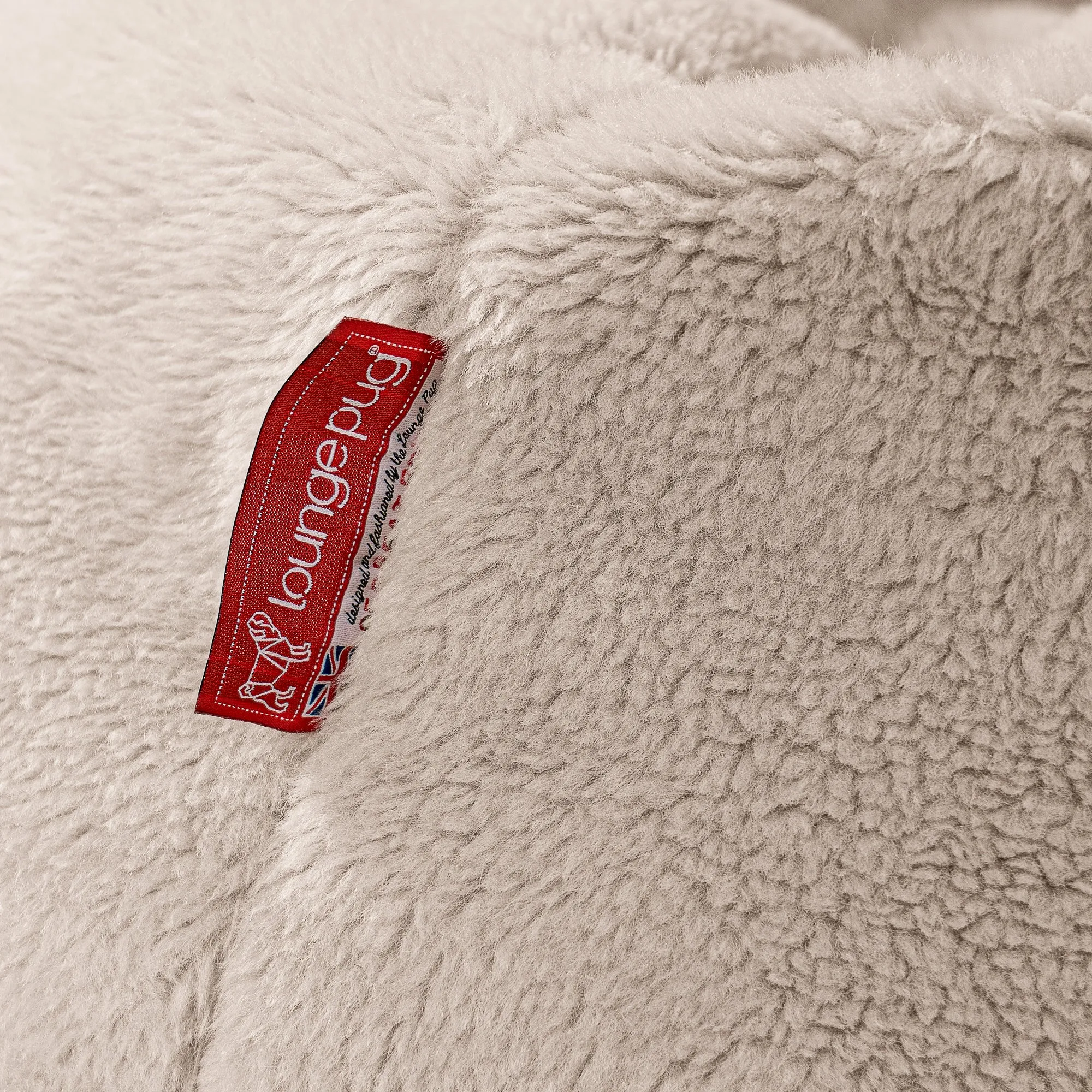 Classic Bean Bag Chair - Teddy Faux Fur Mink