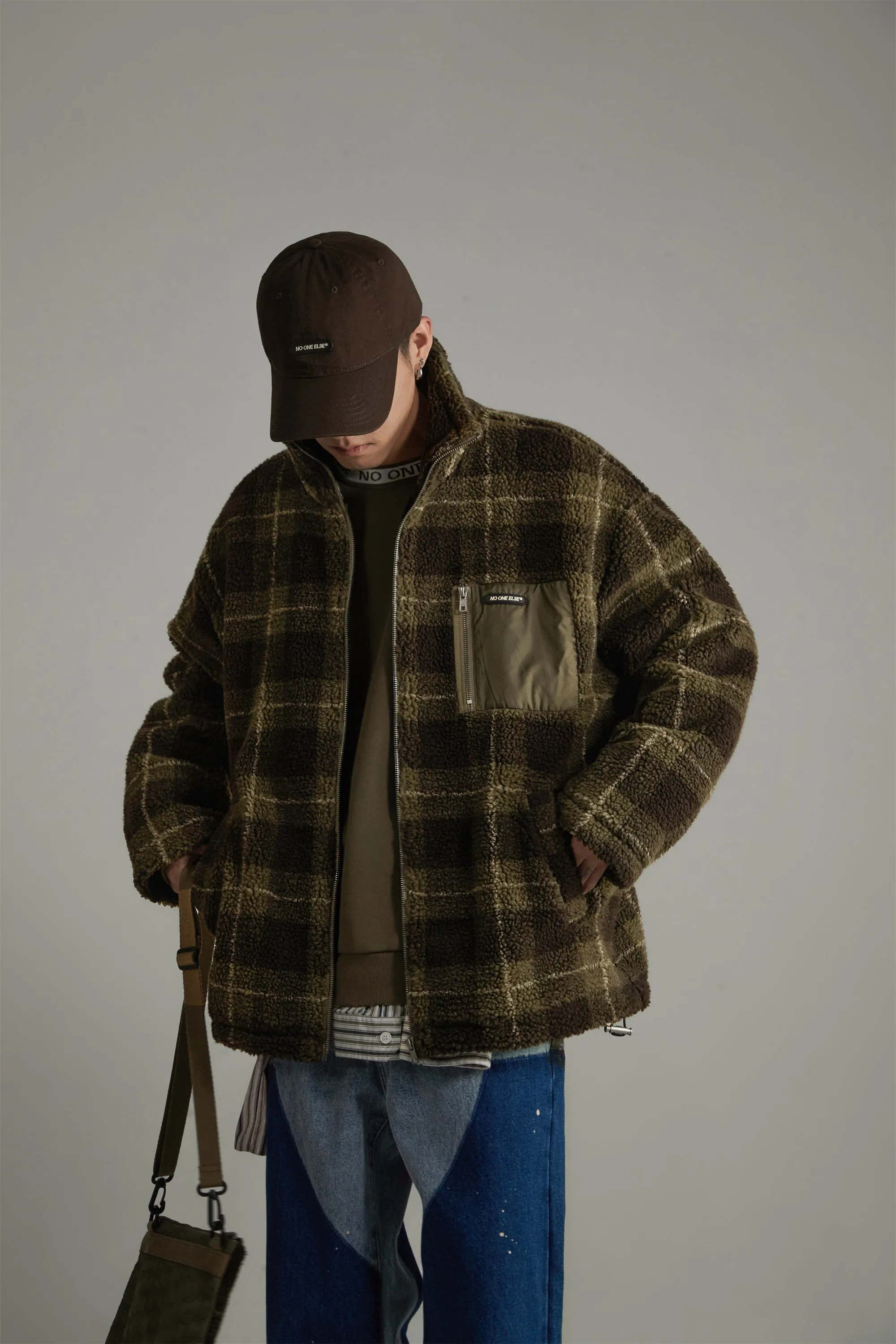 Classic Check Fleece Zip-Up Jacket