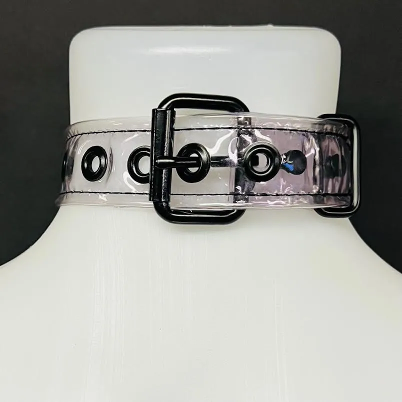 Collar Vinyl - Medium/Large (Clear)