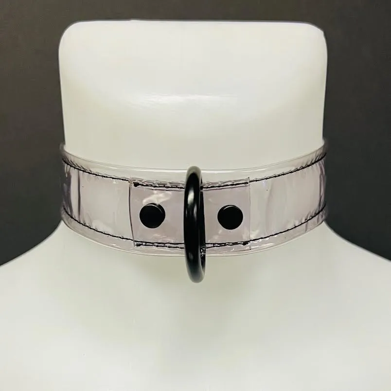 Collar Vinyl - Medium/Large (Clear)